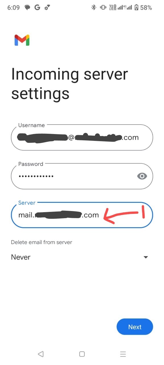 Email login Step6